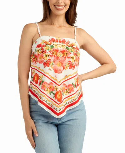 Bcx Women's Square Neck Camisole Top In Multi