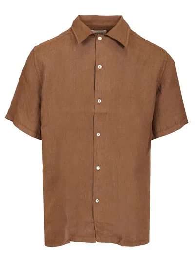 Bd Baggies Aloha Shirts Brown
