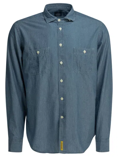 Bd Baggies Bradford Blue Cotton Shirt