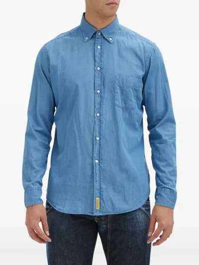 Bd Baggies Bradford Buttoned Denim Shirt In Blue