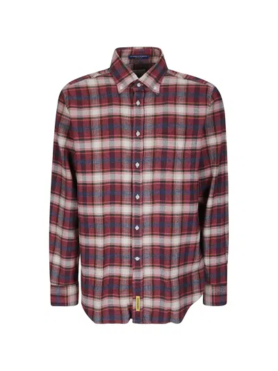 Bd Baggies Bradford Checked Cotton Shirt In Blue