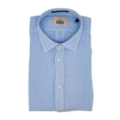 Bd Baggies Bradford Lino Man Aque Essence Shirt In Blue