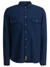 Bd Baggies Cotton Shirt In Blue