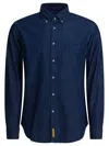 Bd Baggies Buttoned Pocket Shirt In Blue