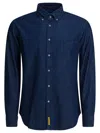 Bd Baggies Buttoned Pocket Shirt In Blue