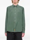 Bd Baggies Branded-label Button-fastening Shirt In Green