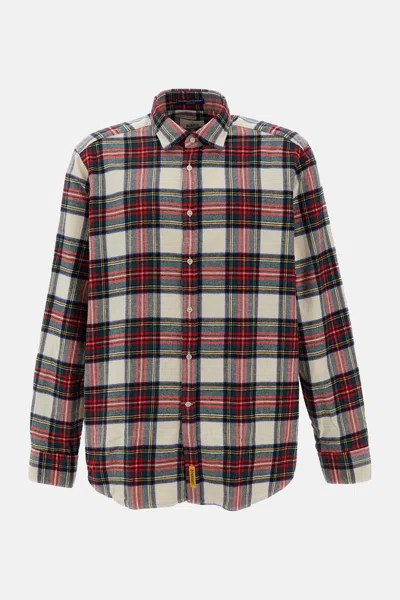 Bd Baggies Bradford Check-pattern Flannel Shirt In Red