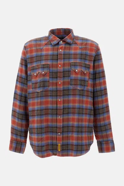 Bd Baggies Check Shirt With Plaid In Multi