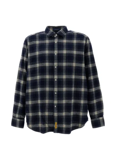 BD BAGGIES CHECK-PATTERN LONG-SLEEVE SHIRT