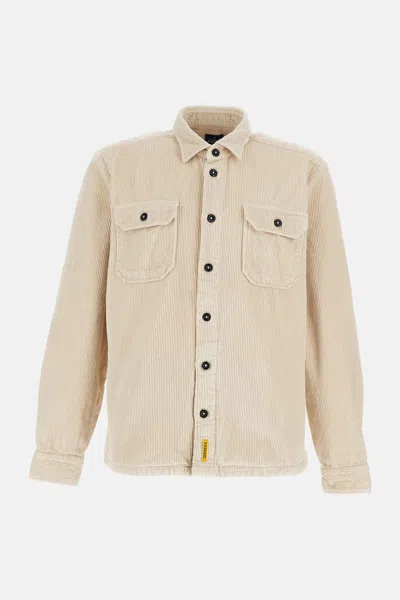 Bd Baggies Corduroy Shacket In White