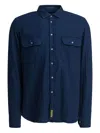 Bd Baggies Cotton Shirt In Blue