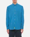 Bd Baggies Button-fastening Linen Shirt In Clear Blue
