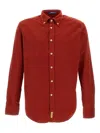 Bd Baggies Ribbed Shirt In Red