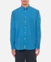 Bd Baggies Button-fastening Linen Shirt In Sky Blue