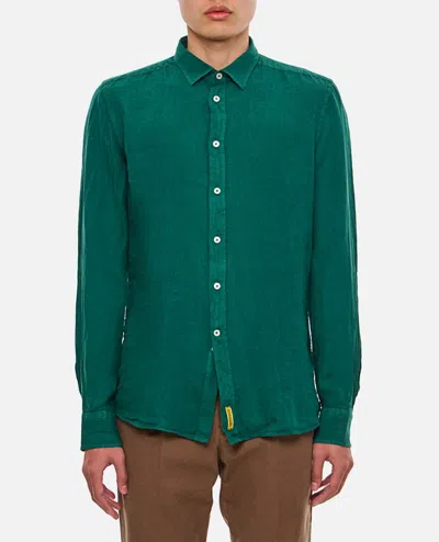 Bd Baggies Linen Shirt In Green