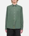 Bd Baggies Branded-label Button-fastening Shirt In Green
