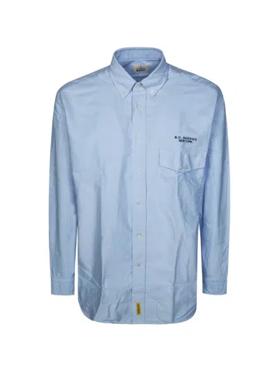 Bd Baggies Logo-embroidered Button-down Shirt In Multi