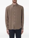 Bd Baggies Long-sleeve Button-down Shirt In Brown