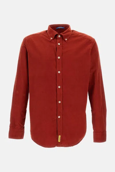 Bd Baggies Ribbed Shirt In Red
