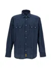 Bd Baggies Dark Blue Solid Shirts In Blue
