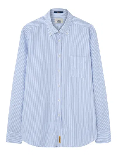 Bd Baggies Striped Long-sleeve Shirt In Blue