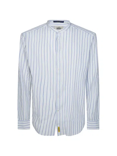 Bd Baggies Striped Shirt In Blue