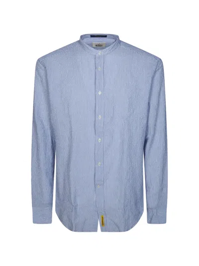 Bd Baggies Striped Shirt In Blue