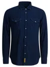 Bd Baggies Buttoned Pocket Shirt In Blue