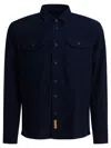 Bd Baggies Union Overshirt In Blue