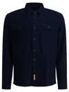 Bd Baggies Union Overshirt In Blue