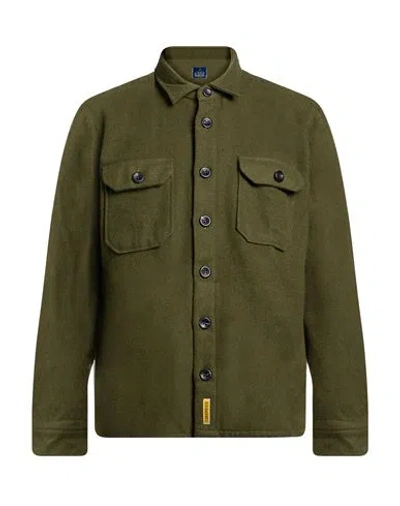 B.d.baggies B. D.baggies Man Coat Military Green Size S Acrylic, Wool