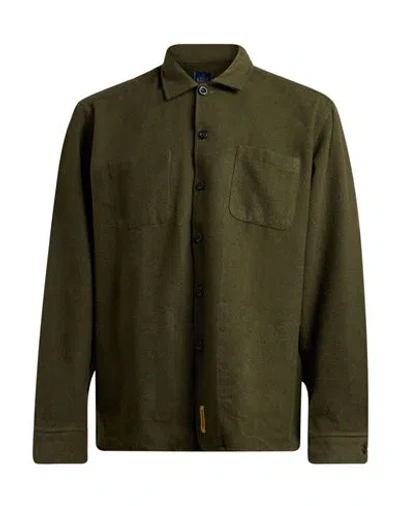 B.d.baggies B. D.baggies Man Jacket Military Green Size S Acrylic, Wool