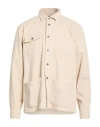 B.d.baggies B. D.baggies Man Shirt Beige Size L Cotton In Neutral