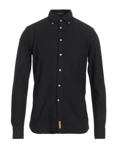 B.d.baggies B. D.baggies Man Shirt Black Size S Cotton In Black