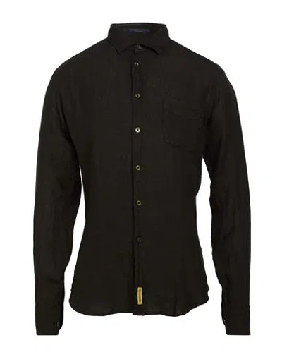 B.d.baggies B. D.baggies Man Shirt Black Size S Linen