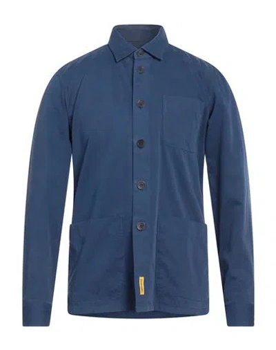 B.d.baggies B. D.baggies Man Shirt Blue Size M Cotton