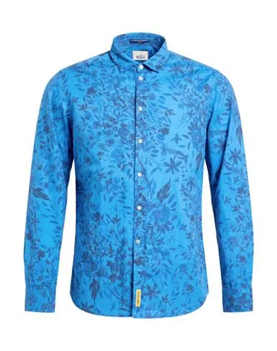 B.d.baggies B. D.baggies Man Shirt Blue Size S Cotton
