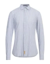 B.d.baggies B. D.baggies Man Shirt Blue Size Xl Cotton In Blue