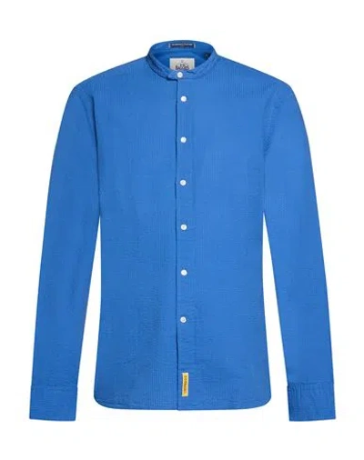 B.d.baggies B. D.baggies Man Shirt Blue Size Xxl Cotton