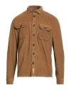 B.d.baggies B. D.baggies Man Shirt Brown Size L Cotton In Brown