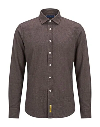 B.d.baggies B. D.baggies Man Shirt Brown Size Xl Cotton