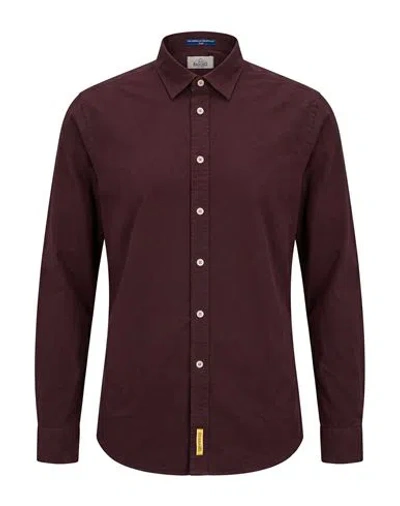 B.d.baggies B. D.baggies Man Shirt Dark Brown Size S Cotton