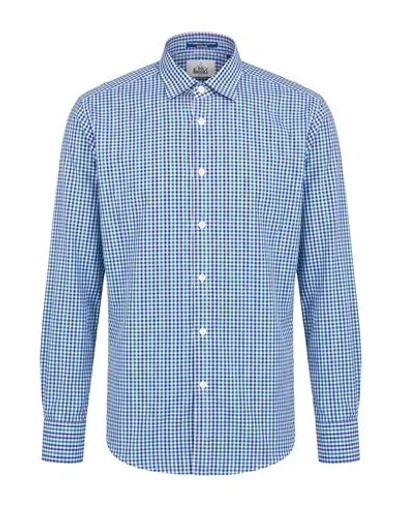 B.d.baggies B. D.baggies Man Shirt Green Size S Cotton In Blue