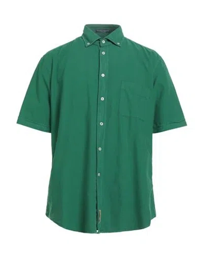 B.d.baggies B. D.baggies Man Shirt Green Size Xl Cotton