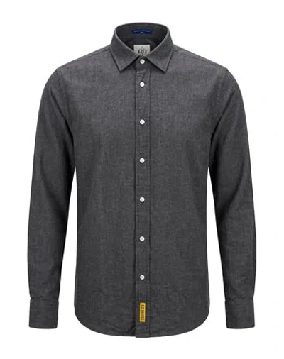 B.d.baggies B. D.baggies Man Shirt Grey Size M Cotton In Gray