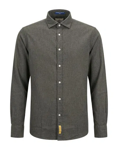 B.d.baggies B. D.baggies Man Shirt Grey Size S Cotton In Gray