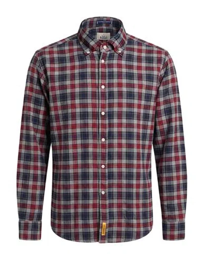 B.d.baggies B. D.baggies Man Shirt Grey Size S Cotton In Multi