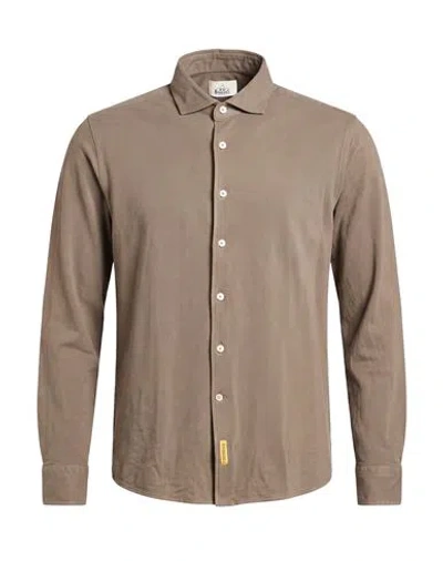 B.d.baggies B. D.baggies Man Shirt Khaki Size Xxl Cotton In Neutral