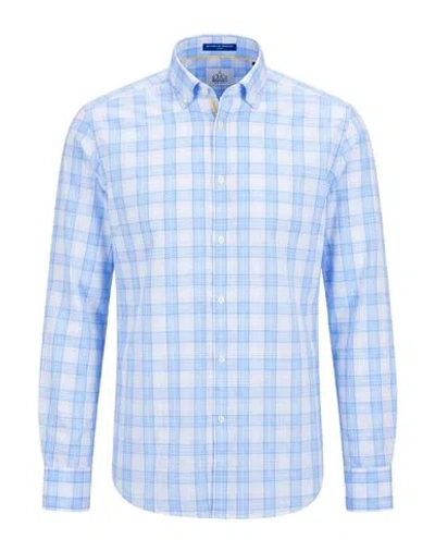B.d.baggies B. D.baggies Man Shirt Light Blue Size L Cotton
