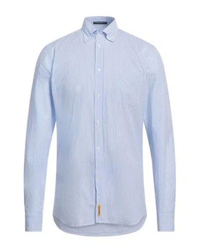 B.d.baggies B. D.baggies Man Shirt Light Blue Size Xxl Cotton